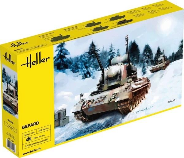 HEL81127 - GEPARD tank to assemble and paint - 1