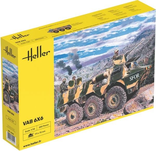 HEL81141 - VAB 6x6 military vehicle to assemble and paint - 1