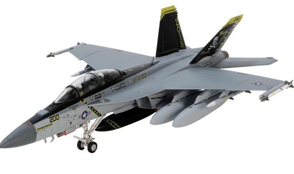 FOV814034A - American Boeing F/A-18F Super Hornet Fighter Jet - U.S. Navy - VFA-103 Squadron - Jolly Rodgers - 75th Anniversary - 1