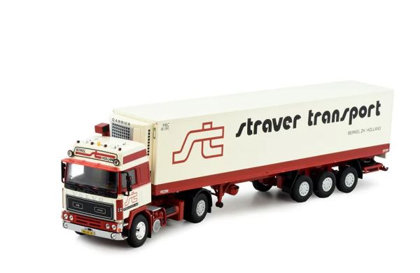 TEK82445 - VOLVO F12 Globetrotter 4x2 with 3-axle refrigerated trailer STRAVER - 1