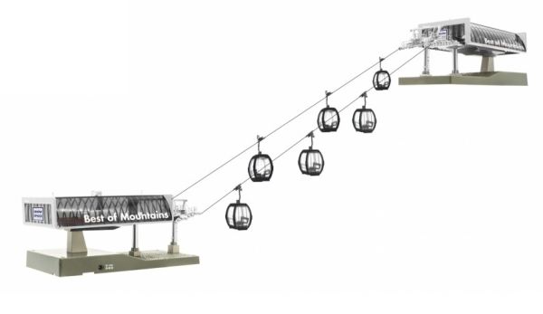 JC82491 - Ski lift with 6 OMEGA V10 Fling Mozart gondolas - D-LINE - 1