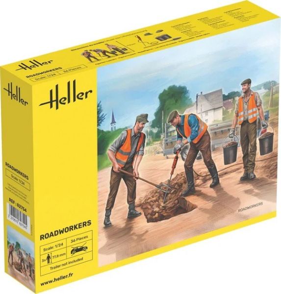 HEL82754 - Road workers to assemble and paint - 1