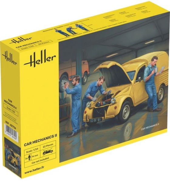 HEL82756 - Set II Car Mechanics to Assemble and Paint - 1