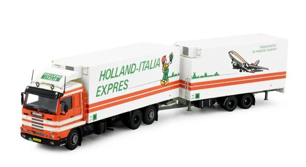 TEK84633 - SCANIA R143 6x2 refrigerated rigid truck with 2-axle refrigerated trailer (LIEVAART) - 1