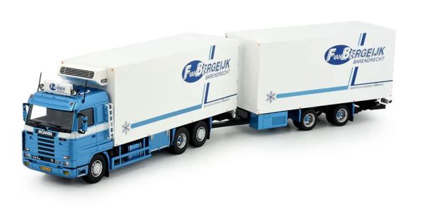 TEK84995 - SCANIA R143 6x2 rigid truck with 2-axle refrigerated trailer F.VAN BERGEIJK - 1