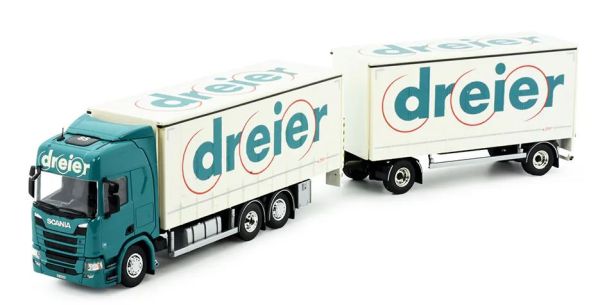 TEK85088 - SCANIA R Highline 6x2 rigid truck with 1+1 axle trailer - 1