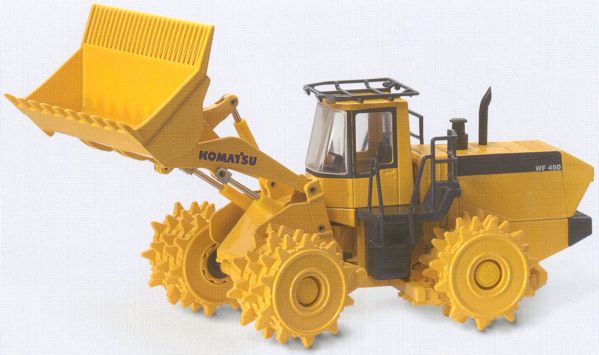 CON2437 - Sheepfoot compactor KOMATSU WF 450-3 - 1