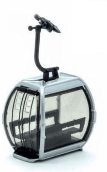 JC82100 - Gray Omega V 10-person gondola 1/87 - 1
