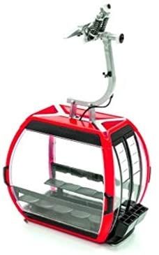 JC82101 - Omega V red 10-person gondola 1/87 - 1