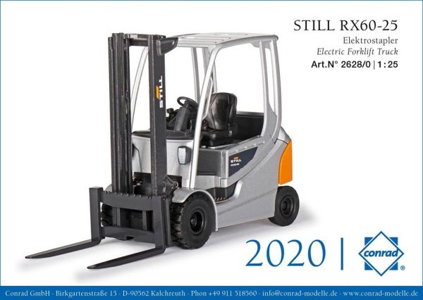 CON2628/0 - Electric forklift truck STILL RX60-25 - 1