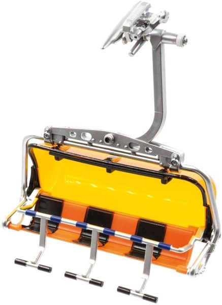 JC86150 - Orange and black 6-person chairlift - 1