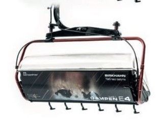 JC86501-4 - Chairlift 6 Persons GAMPENBAHN coq noir - 1