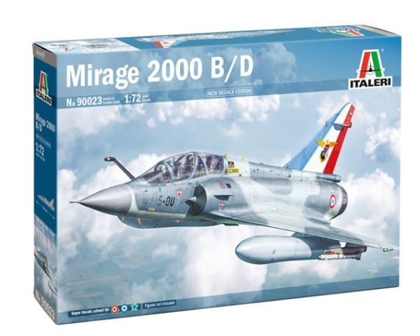 ITA90023 - MIRAGE 2000 B/D fighter jet to assemble and paint - 1