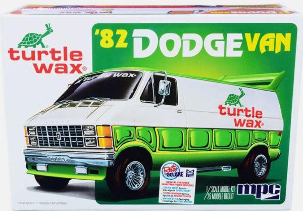 MPC943M/12 - DODGE Van Custom 1982 - Turtle Wax to assemble and paint - 1
