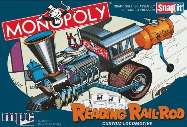 MPC945M/12 - Reading Rail Rod Custom Locomotive - MONOPOLY to assemble - 1