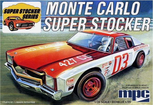 MPC962M/12 - CHEVROLET Super Stocker - Monte Carlo to assemble and paint - 1