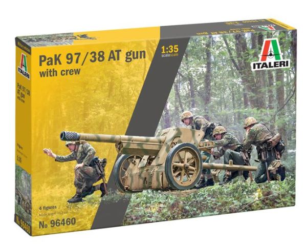 ITA96460 - PAK 97/38 anti-tank gun with crew to assemble and paint - 1
