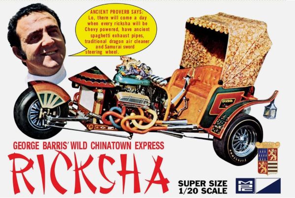 MPC965/12 - Rickshaw - George Barris to assemble and paint - 1