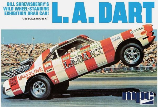 MPC974/12 - L.A. Dart Wheelstander to assemble and paint - 1