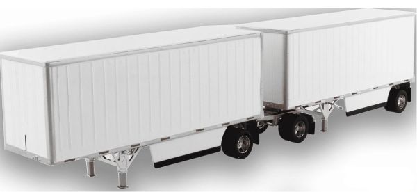 DCM91036 - 2 trailers with 40ft container - 1