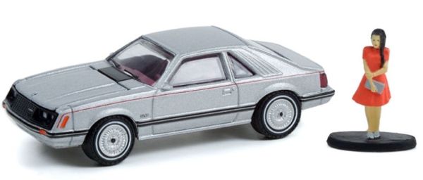 GREEN97120-B - FORD Mustang coupe GHIA with woman in dress THE HOBBY SHOP series 12 in blister pack - 1