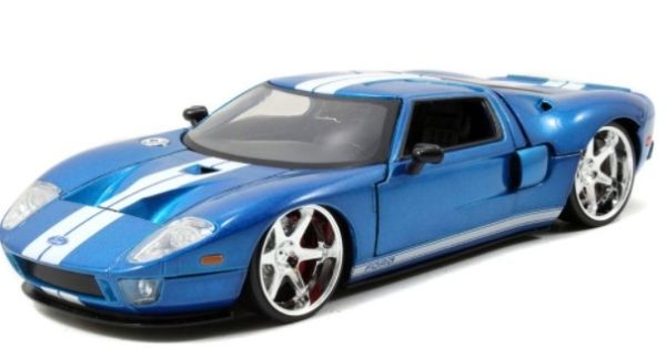 JAD97177 - FORD GT 2005 Blue FAST & FURIOUS - 1