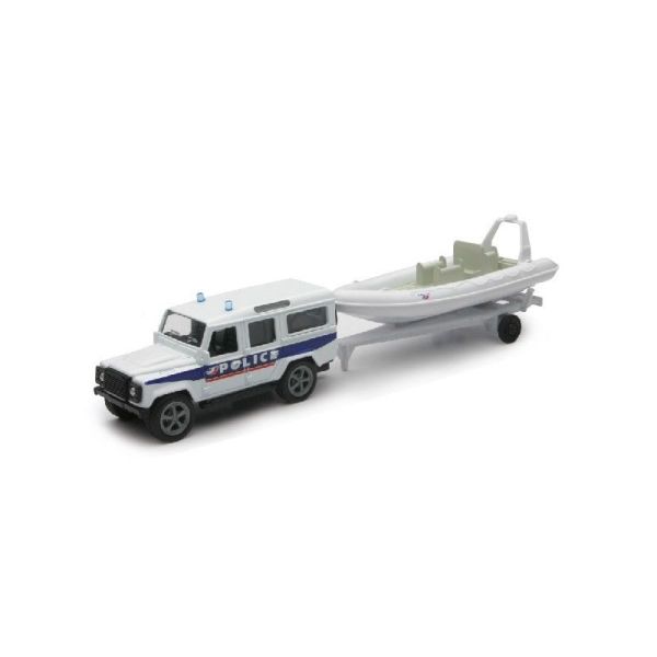NEW19915E - police 4x4 and boat - 1