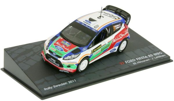 AKI0085 - FORD Fiesta RS WRC rally Sweden 2011 M.Hirvonen / J.Lehtinen - 1