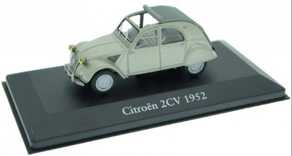 ATL2891016 - CITROEN 2CV 1952 gray semi-open soft top My Mythical Cars series - 1