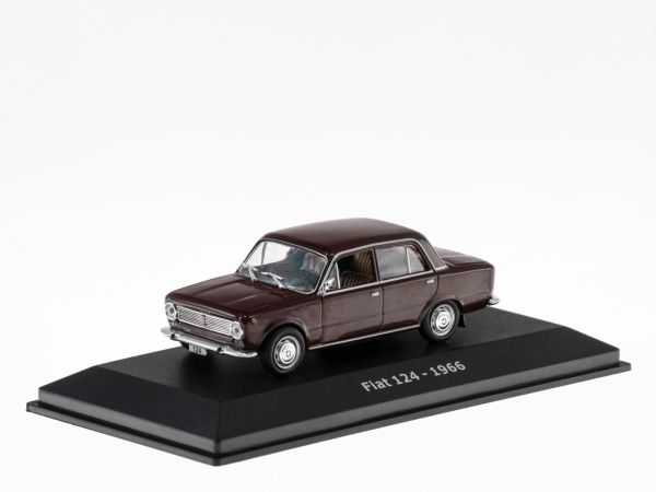 ABADD155A - FIAT 124 from 1966 burgundy - 1