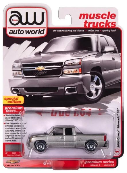 AWSP163/24A - CHEVROLET Silverado SS 2006 Silver Blister Packed - 1