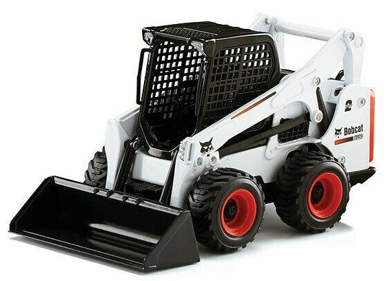 BOB6989078ASSORT - BOBCAT S590 on wheels with 4 accessories 1 sweeper; 3 BRH sold in damaged box - 1