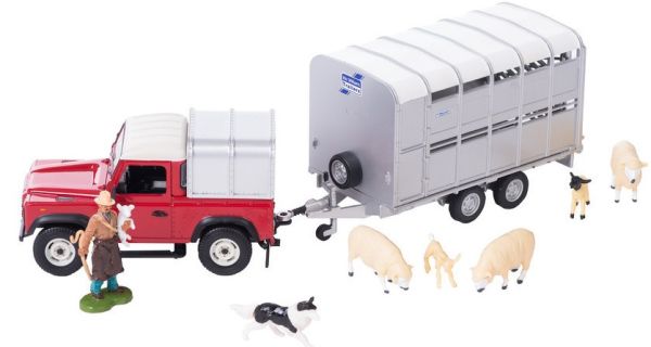 BRI43138A1 - LAND ROVER with animal trailer and character - 1