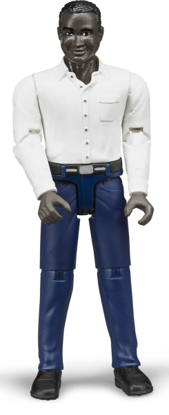 BRU60004 - Black man with white shirt - 1