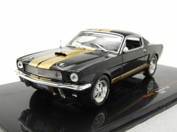 IXOCLC377N - FORD Mustang Shelby GT 350 1965 Black with Gold stripes - 1
