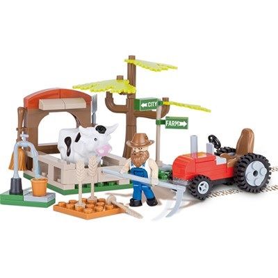 COB1873 - Dairy Farm with Character and Cow - 90 Pieces - 1