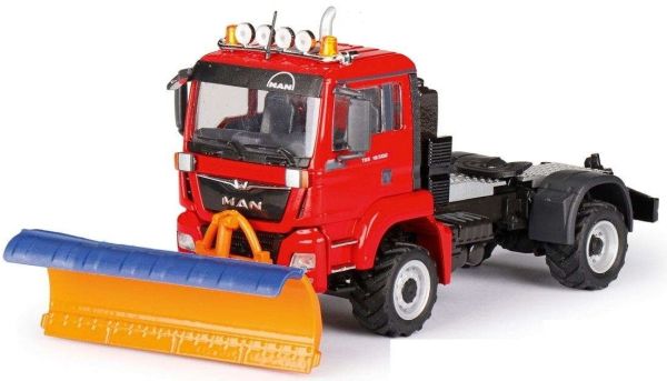 CON77008/02 - MAN TGS M  agricultural wheels and snow blade - 1