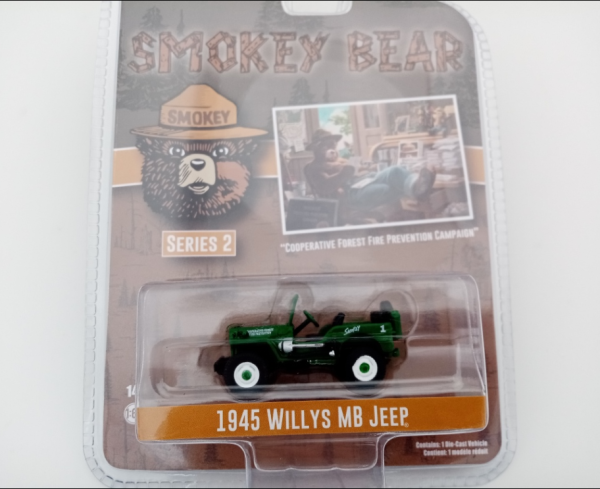 GREEN38040-A - JEEP Willys MB 1945 green from the SMOKEY BEAR series in blister pack - 1