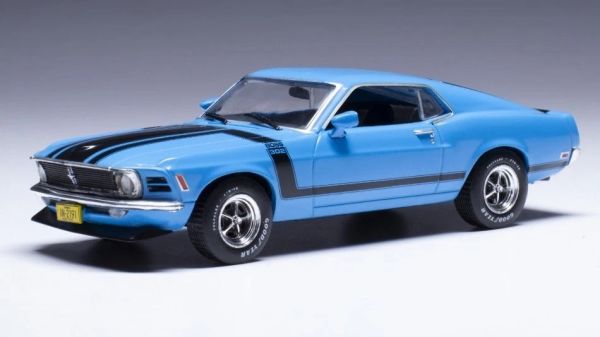 IXOCLC569 - FORD Mustang Boss 302 1970 Blue - 1