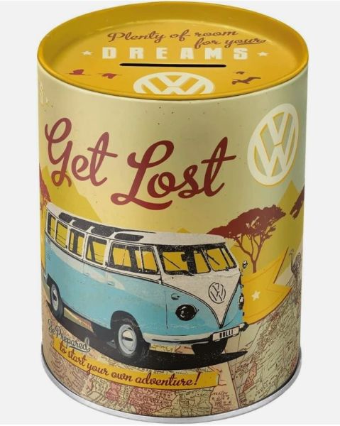 CRMB31503 - Retro VOLKSWAGEN money box - Let's Get Lost - 1