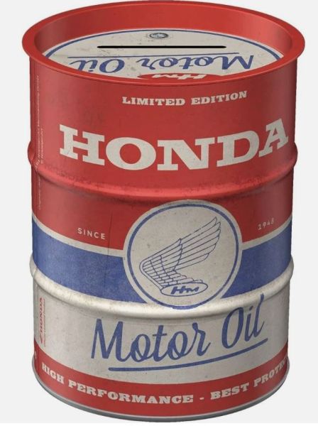 CRMB31515 - Retro HONDA money box - Motor Oil - 1