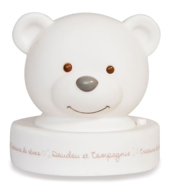 DC2488BLANC - Nightlight Bear - White - 1
