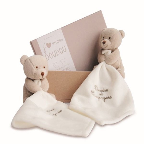 DC2919OURS - Duo Taupe Box - 2 Bears - 1