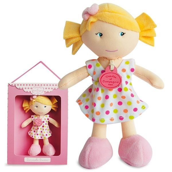 DC2940-05 - Little girls - Doll with white dress with colorful polka dots - 1