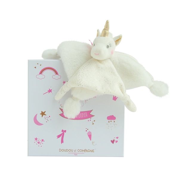 DC3275 - gold unicorn blanket - 1