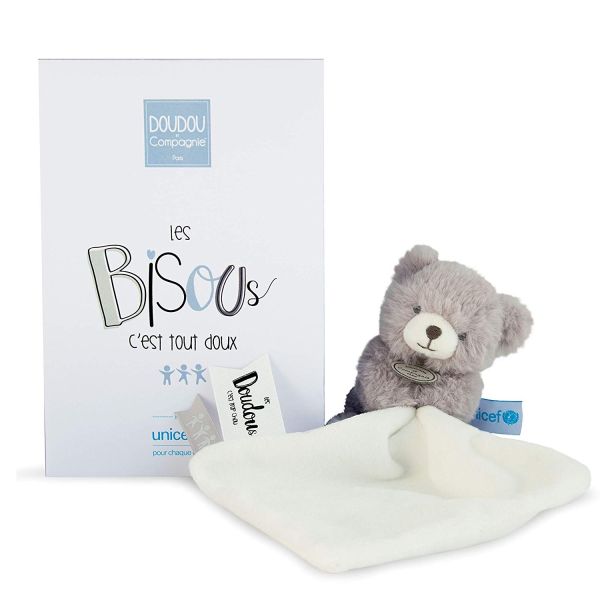 DC3422 - bear puppet with blanket UNICEF - 1