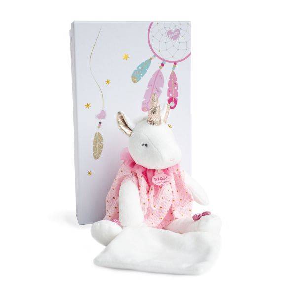 DC3543 - Dreamcatcher - Unicorn puppet with blanket - 1