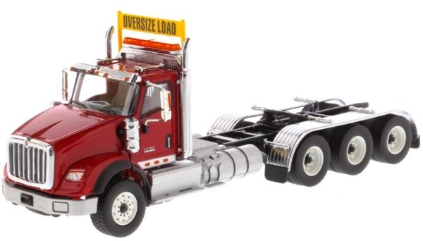 DCM71008 - INTERNATIONAL HX620 Day Cab Tridem red - 1