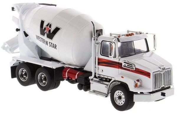 DCM71035 - WESTERN STAR 4700SB Toupie 6x4 White - 1