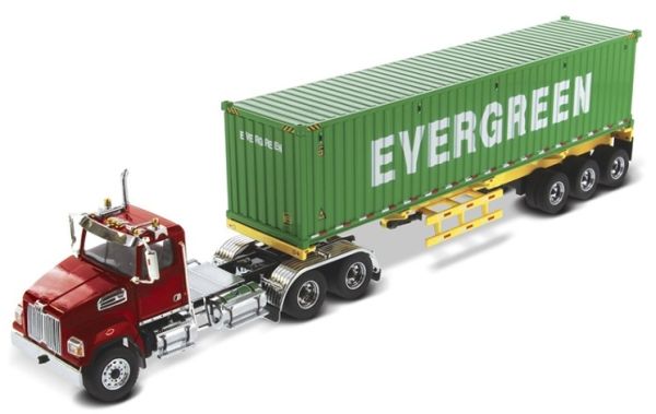 DCM71049 - WESTERN STAR 4700SB 6x4 with container carrier and container 40 Feet EVERGREEN - 1